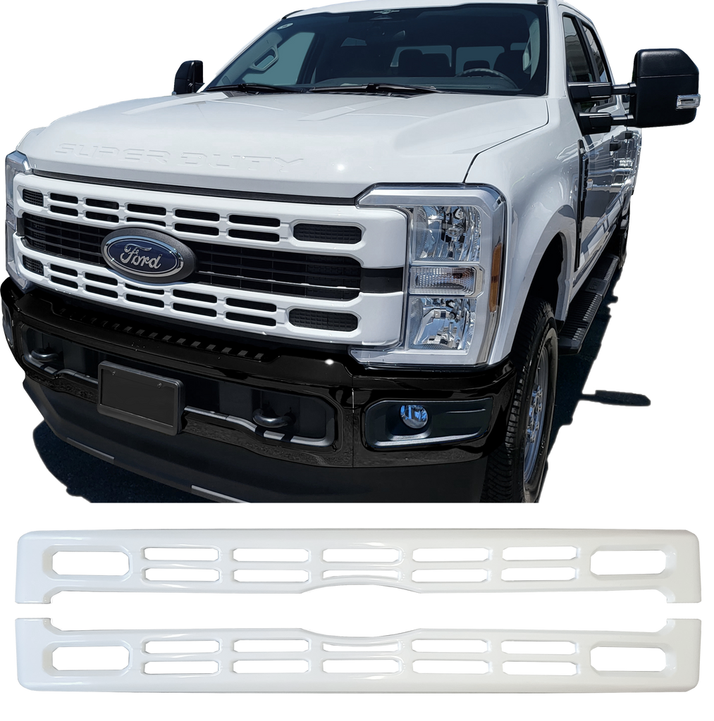 Fit For 2023 2024 Ford F250 XL/XLT Plastic Front Chrome Grille