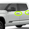 Trim Illusion 2022-2024 Toyota Tundra Chrome Delete Exterior Door Handle Snap-on Overlays Chrome Delete Kit