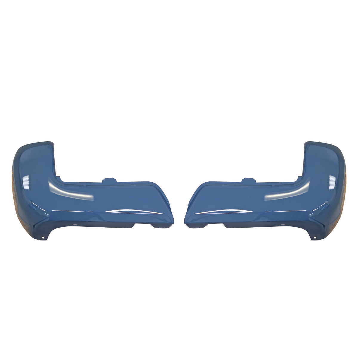 Cavalry Blue rear bumper cover for 2016-2023 Toyota Tacoma, no parking sensor cutouts