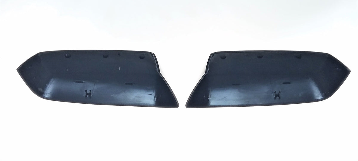 2014-2018 Chevrolet Silverado 1500 TOP REPLACEMENT Gloss Black Mirror Cover Chrome Delete Kit