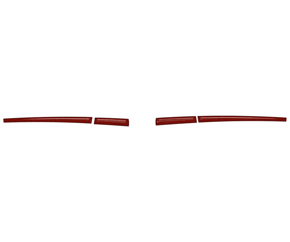 Mirror w/o Blinker Accent Trim Fits 2016-2023 Toyota Tacoma Without Blinkers Ruby Red (Similar to Barcelona Red)