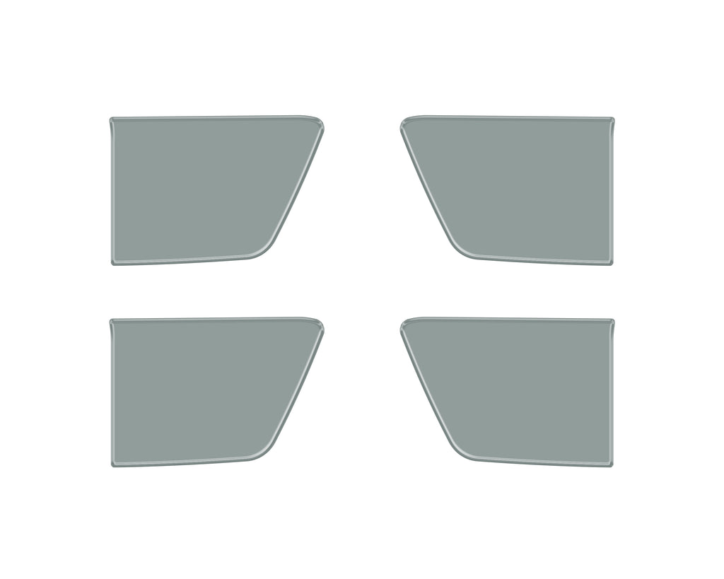 Crew Max 4 Door Handle Pocket Accent Trim Fits 20222022 Toyota Tundra ChromeStoppers