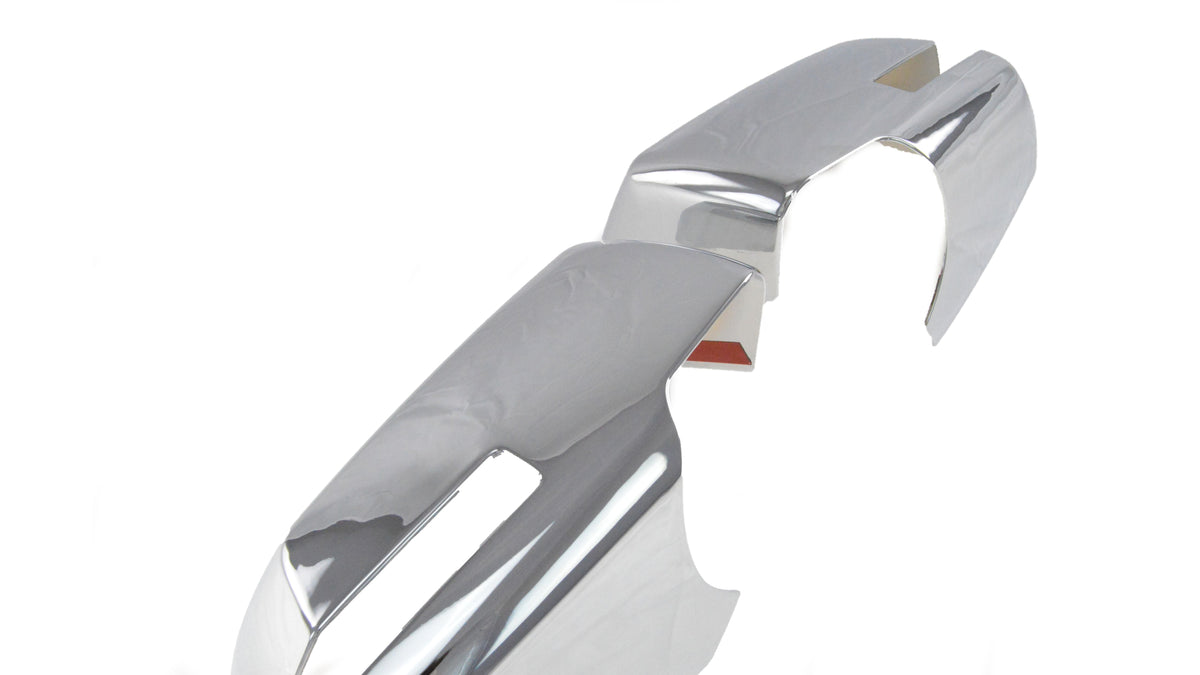 MC121 09-17 Chevrolet Traverse 4 PCS With Signal Cutout Option Full Chrome Tape-on Mirror Cover Chrome Delete Kit