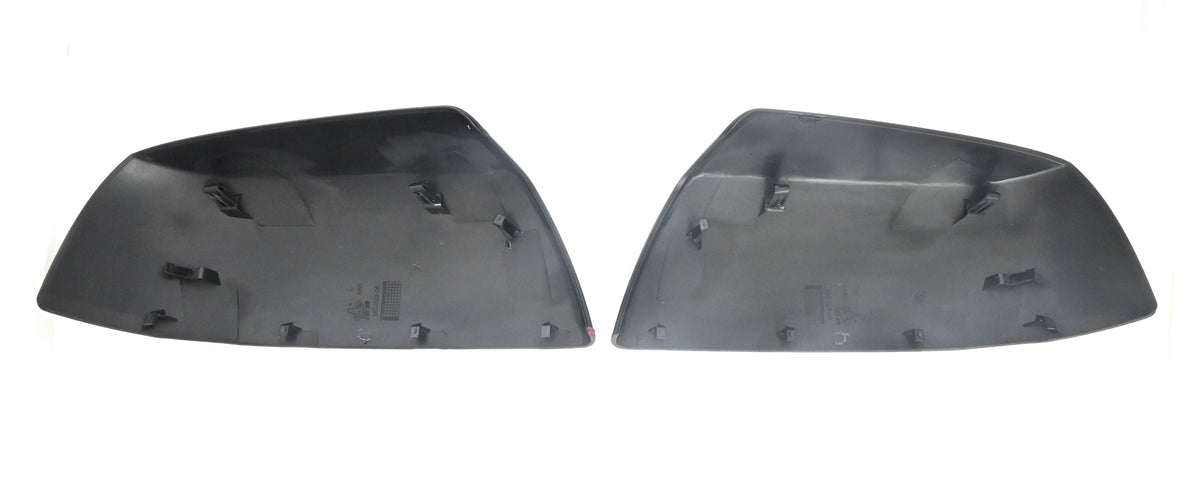 MC6329BLK 07-20 Toyota Sequoia 2 PCS Top Gloss Black Replacement Mirror Cover Chrome Delete Kit