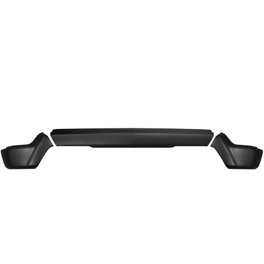 2022-2024 CHevy Silverado 1500 Bumper covers in matte black with no parking sensor holes