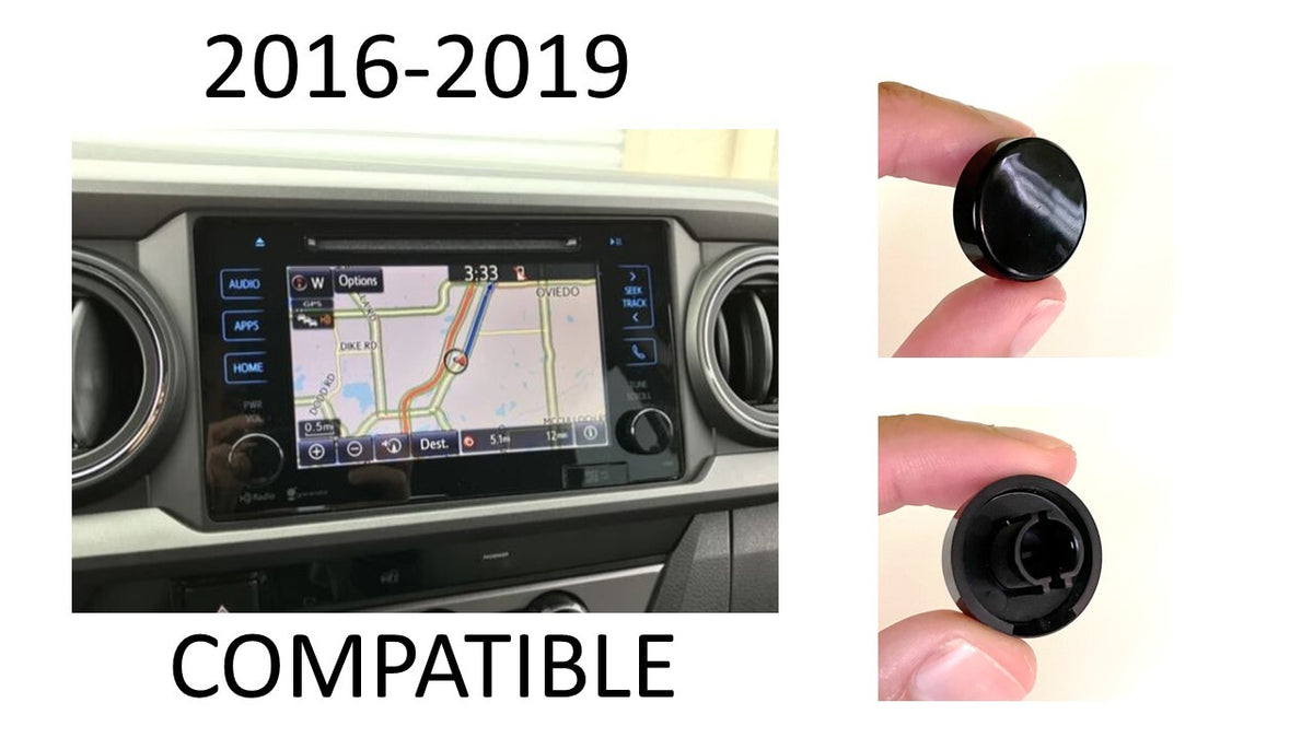 2016-2019 Toyota Tacoma Radio Knobs - AJT Design