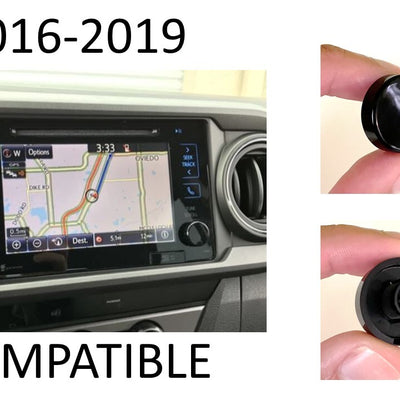 2016-2019 Toyota Tacoma Radio Knobs - AJT Design