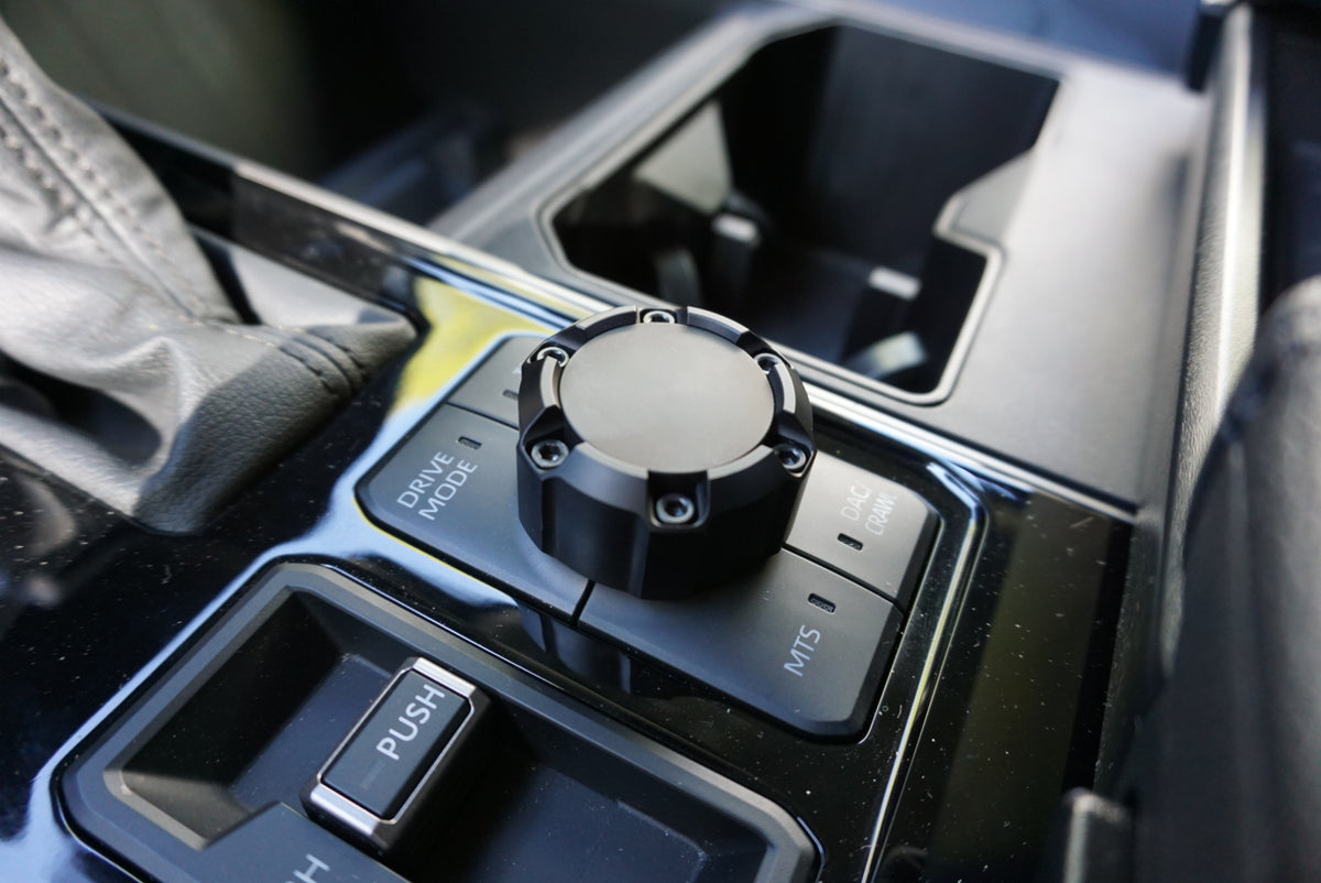 2022-2024 Toyota Tundra Radio & Drive Mode Knob Set - ALL BLACK - AJT Design