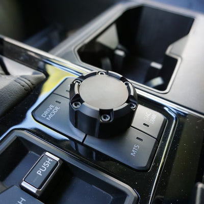 2022-2024 Toyota Tundra Radio & Drive Mode Knob Set - ALL BLACK - AJT Design