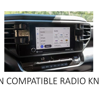 2022-2024 Toyota Tundra Radio & Drive Mode Knob Set - ALL BLACK - AJT Design