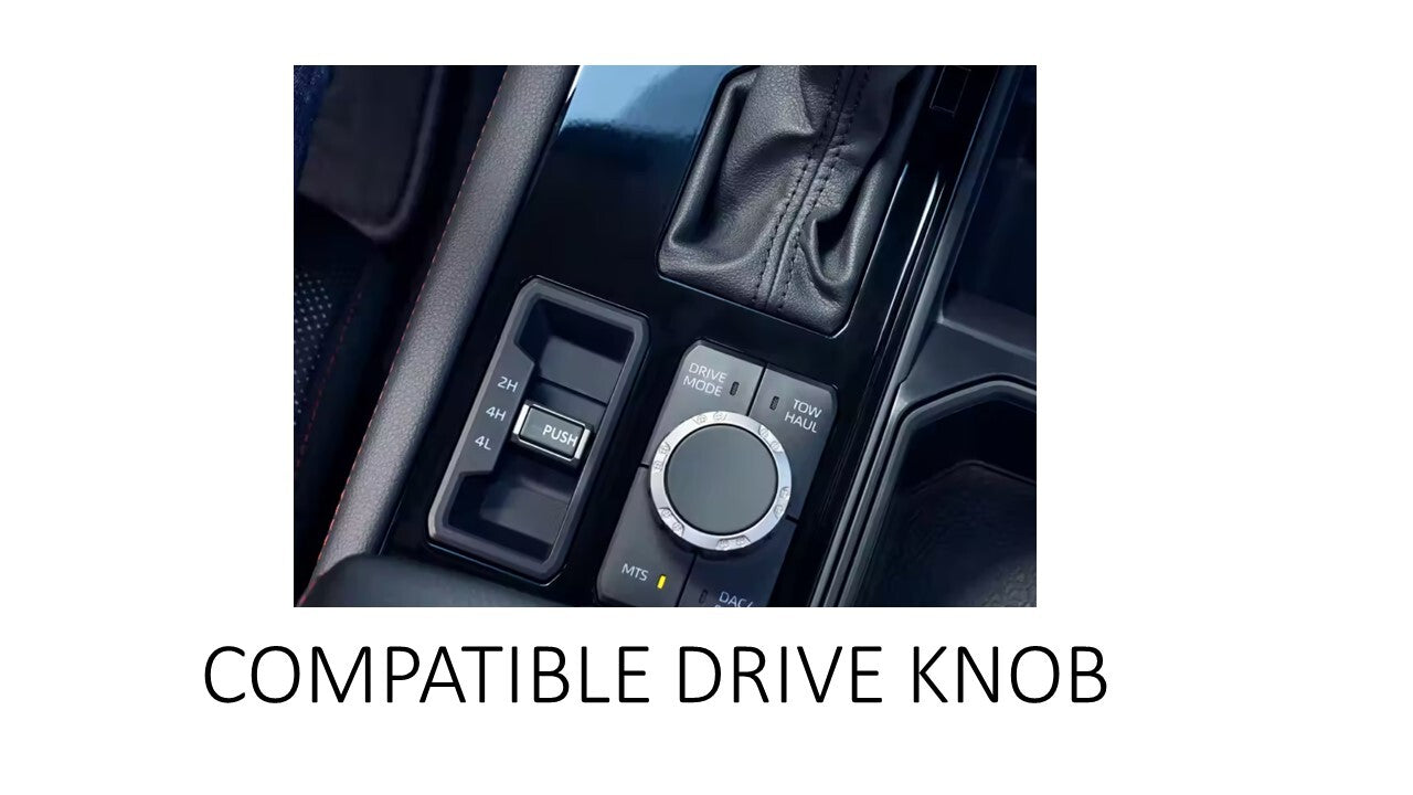 Glossy Black Radio Volume Knob For 2022-2025 Toyota Tundra With 14-Inch Display – CNC Aluminum