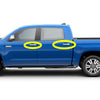 2014-2021 Toyota Tundra Door Handle Covers - Painted to Code - Chrome Delete Kit