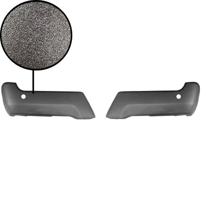 BumperShellz armor-coated rear bumper cover with pre-drilled sensor holes, fits 2017-2022 Ford F250/F350.