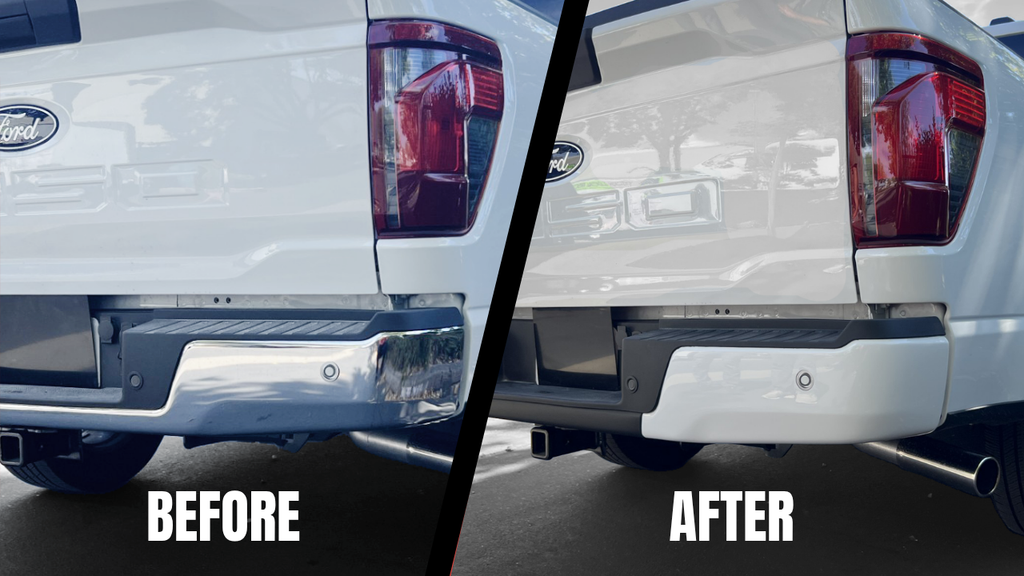 2024-2026 Ford F150 Rear Bumper Overlays – ChromeStoppers