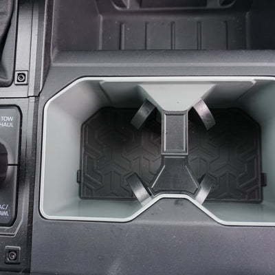2022-2024 Toyota Tundra Cup Holder Insert - Black - AJT Design