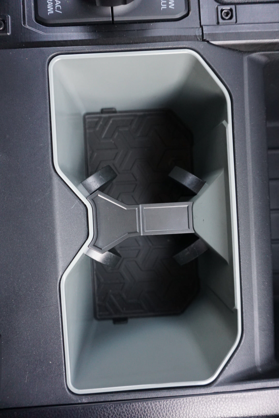 2022-2024 Toyota Tundra Cup Holder Insert - Black - AJT Design