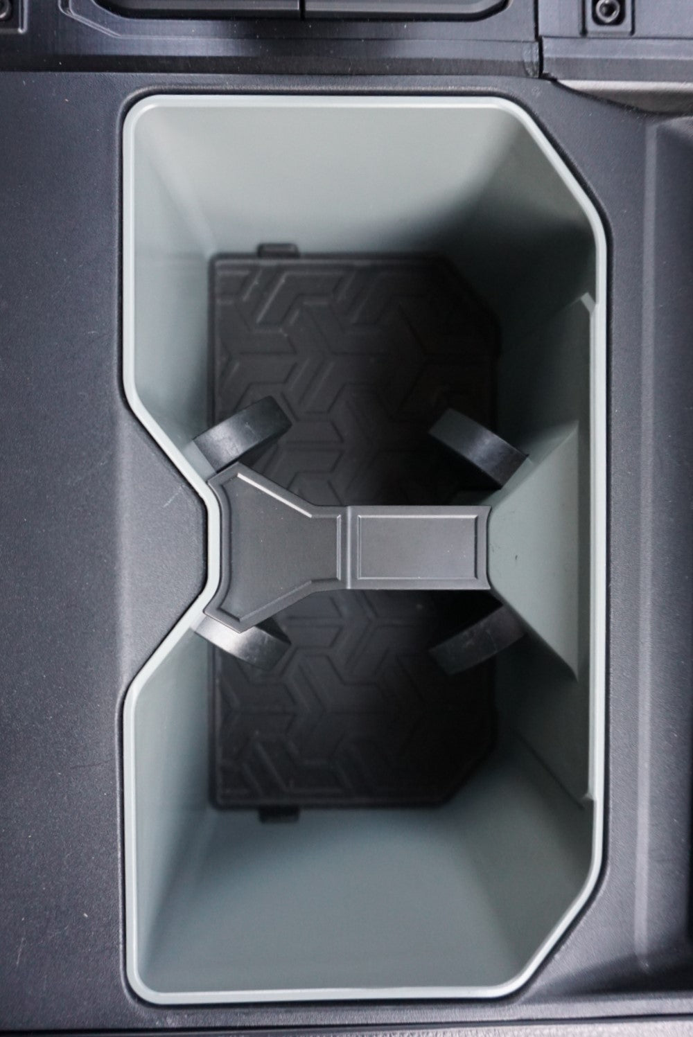 2022-2024 Toyota Tundra Cup Holder Insert - Black - AJT Design