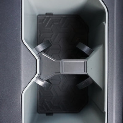 2022-2024 Toyota Tundra Cup Holder Insert - Black - AJT Design