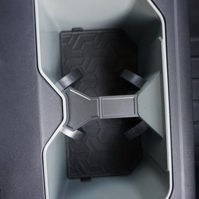 2022-2024 Toyota Tundra Cup Holder Insert - Black - AJT Design