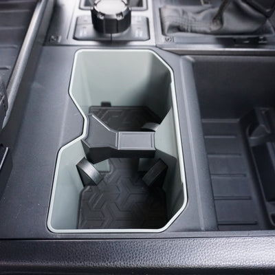 2022-2024 Toyota Tundra Cup Holder Insert - Black - AJT Design