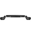 Matte Black 2022-2024 Chevy Silverado 1500 BumperShellz with parking sensor holes, chrome delete kit