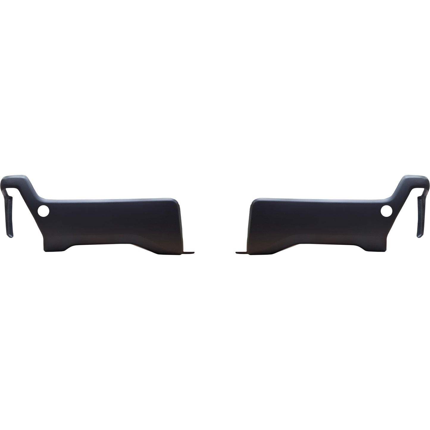 Superduty rear bumper covers with parking sensor holes in Matte Black for Ford f250 or f350
