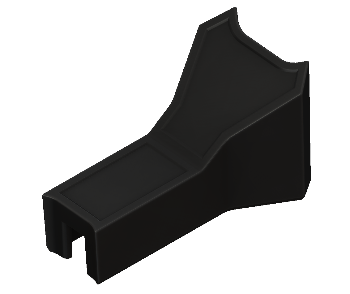 2022-2024 Toyota Tundra Cup Holder Insert - Black - AJT Design