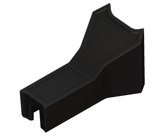 2022-2024 Toyota Tundra Cup Holder Insert - Black - AJT Design
