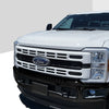 2023 Ford F250 F350 shown with the BumperShellz installed, providing a clear after-modification view on a white background