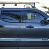 Side view of Ecoological Tundra window trim kit fully installed on truck