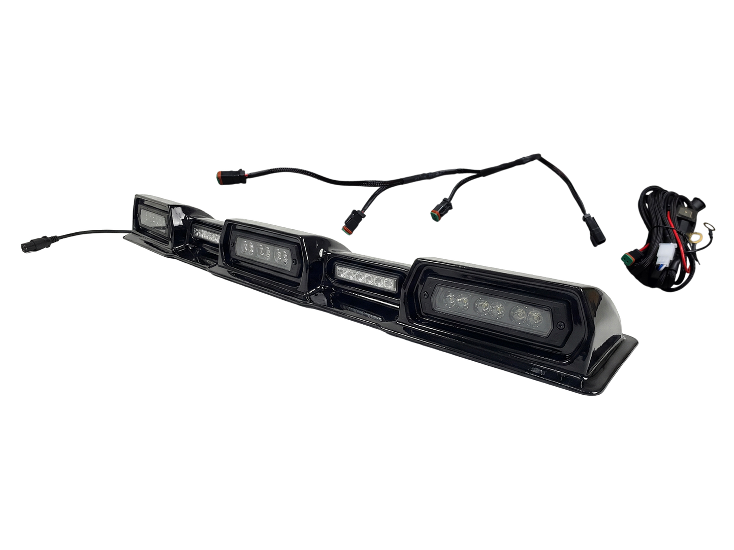 2024-2026 Toyota Tacoma PRO Integrated Roof Visor & Light System – Aero Housing with High-Output LED Light Bars & Dual-Color Markers