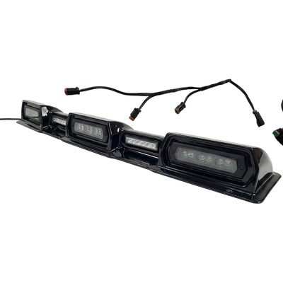 2024-2026 Toyota Tacoma PRO Integrated Roof Visor & Light System – Aero Housing with High-Output LED Light Bars & Dual-Color Markers