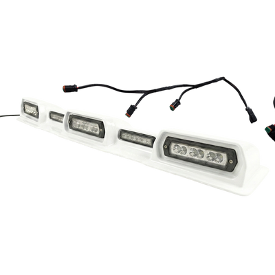 2024-2026 Toyota Tacoma PRO Integrated Roof Visor & Light System – Aero Housing with High-Output LED Light Bars & Dual-Color Markers