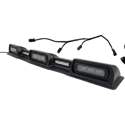 2024-2026 Toyota Tacoma PRO Integrated Roof Visor & Light System – Aero Housing with High-Output LED Light Bars & Dual-Color Markers