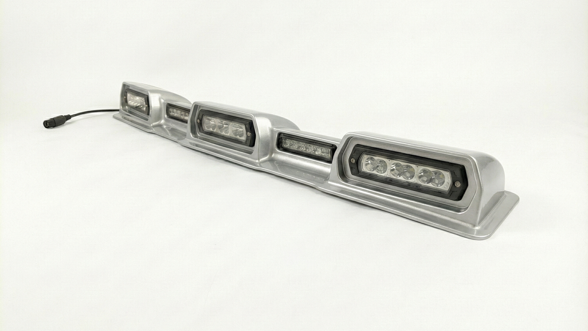 2024-2026 Toyota Tacoma PRO Integrated Roof Visor & Light System – Aero Housing with High-Output LED Light Bars & Dual-Color Markers