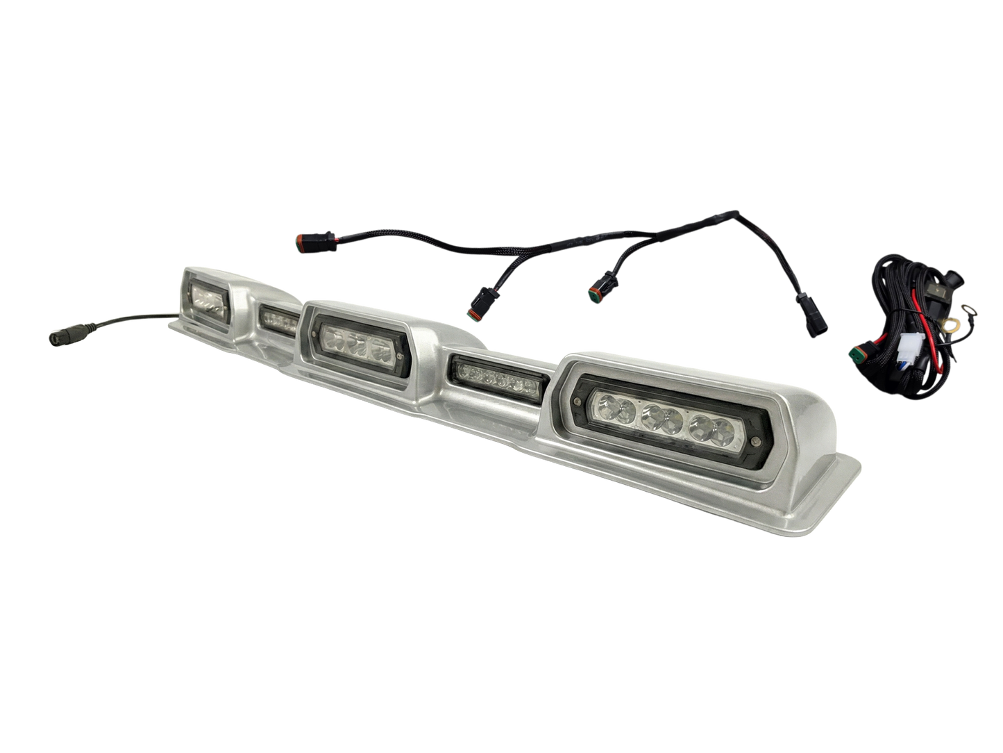 2024-2026 Toyota Tacoma PRO Integrated Roof Visor & Light System – Aero Housing with High-Output LED Light Bars & Dual-Color Markers