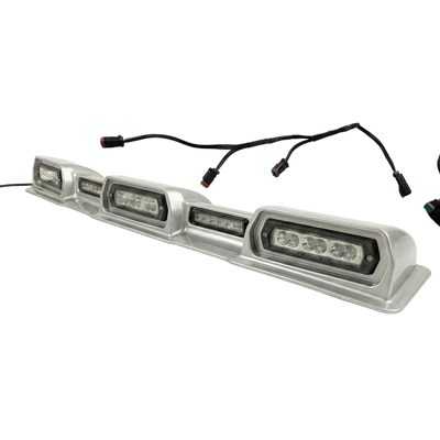 2024-2026 Toyota Tacoma PRO Integrated Roof Visor & Light System – Aero Housing with High-Output LED Light Bars & Dual-Color Markers