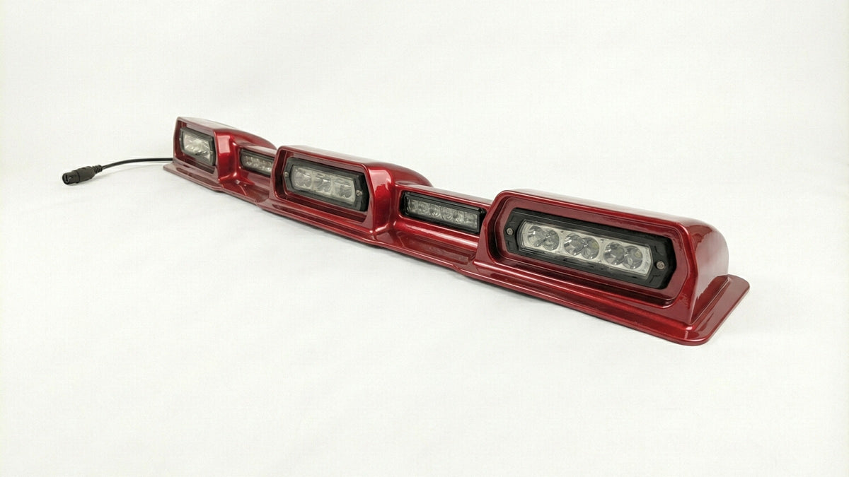 2024-2026 Toyota Tacoma PRO Integrated Roof Visor & Light System – Aero Housing with High-Output LED Light Bars & Dual-Color Markers