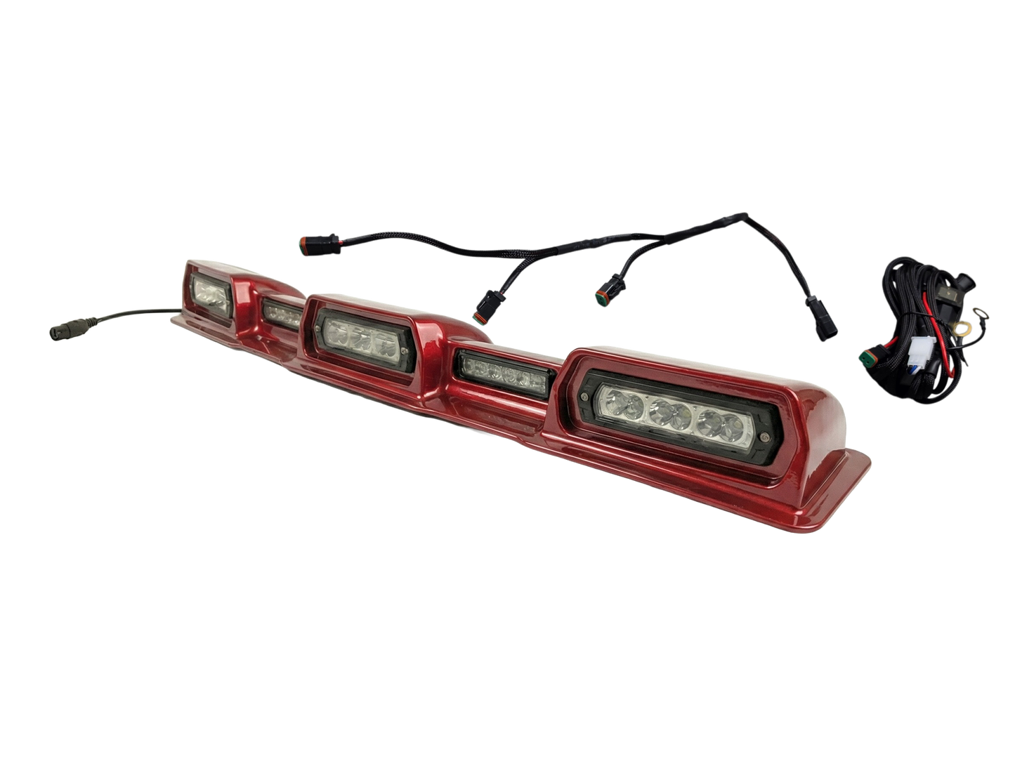 2024-2026 Toyota Tacoma PRO Integrated Roof Visor & Light System – Aero Housing with High-Output LED Light Bars & Dual-Color Markers