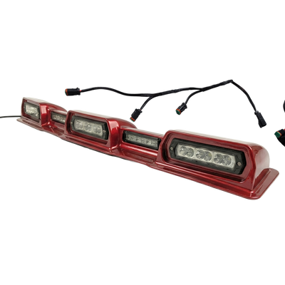 2024-2026 Toyota Tacoma PRO Integrated Roof Visor & Light System – Aero Housing with High-Output LED Light Bars & Dual-Color Markers