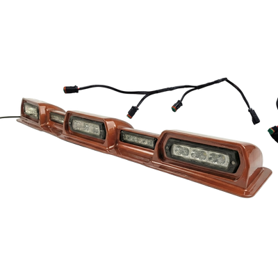 2024-2026 Toyota Tacoma PRO Integrated Roof Visor & Light System – Aero Housing with High-Output LED Light Bars & Dual-Color Markers