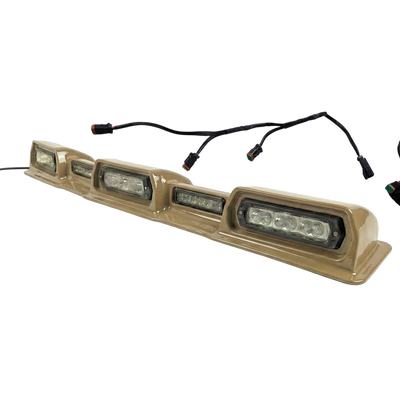 2024-2026 Toyota Tacoma PRO Integrated Roof Visor & Light System – Aero Housing with High-Output LED Light Bars & Dual-Color Markers