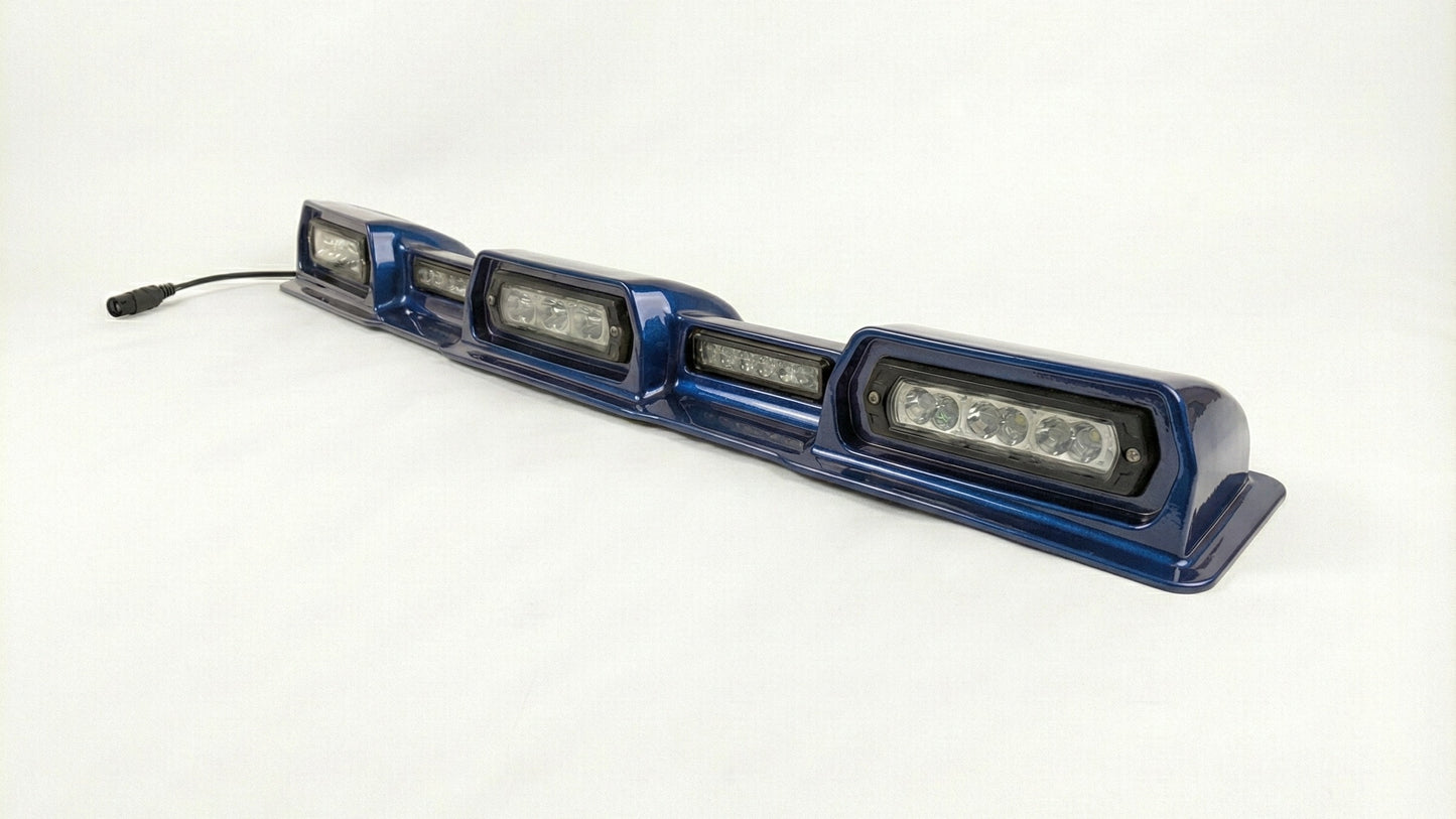 2024-2026 Toyota Tacoma PRO Integrated Roof Visor & Light System – Aero Housing with High-Output LED Light Bars & Dual-Color Markers