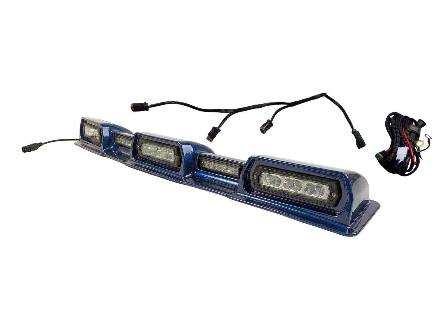 2024-2026 Toyota Tacoma PRO Integrated Roof Visor & Light System – Aero Housing with High-Output LED Light Bars & Dual-Color Markers