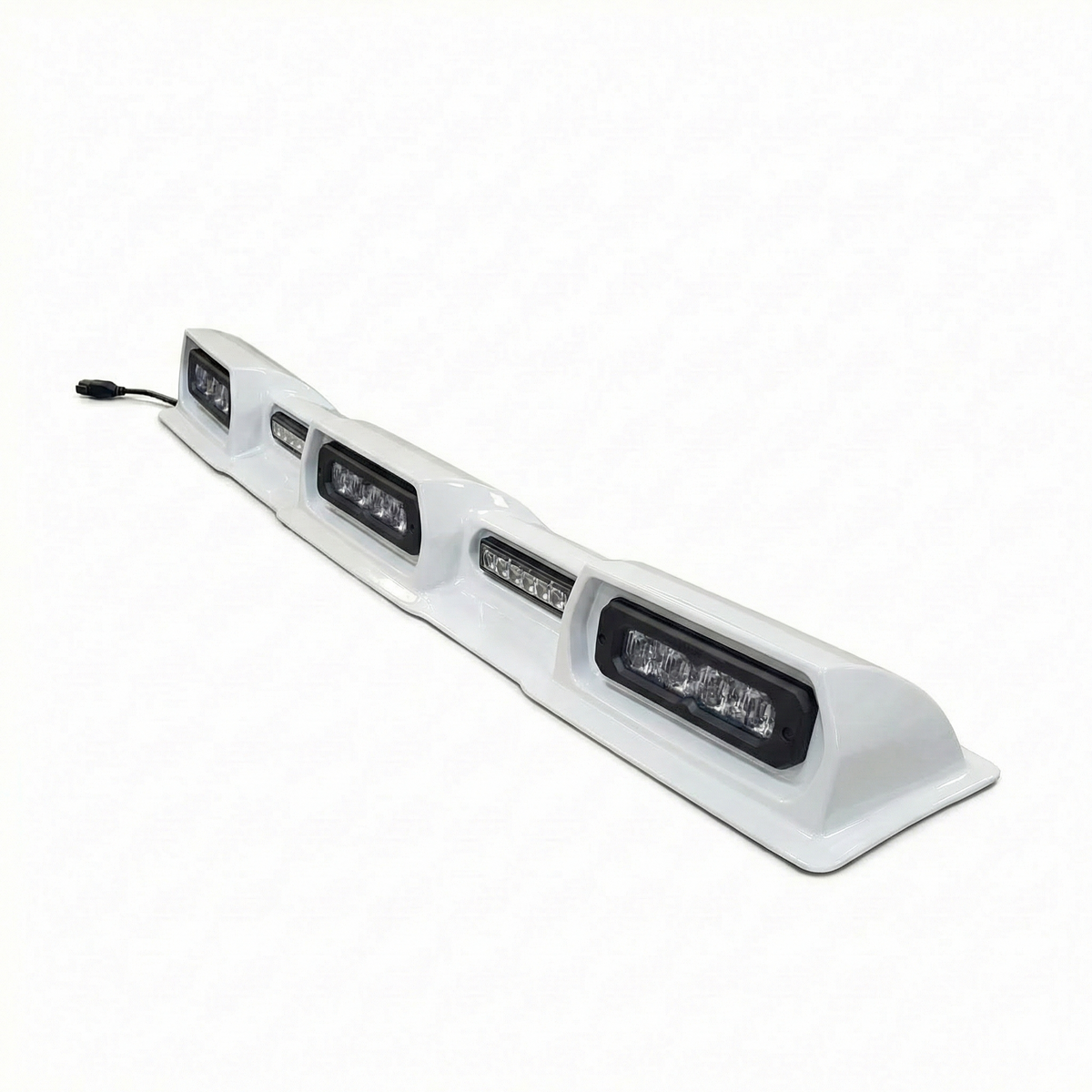 2024-2026 Toyota Tacoma PRO Integrated Roof Visor & Light System – Aero Housing with High-Output LED Light Bars & Dual-Color Markers