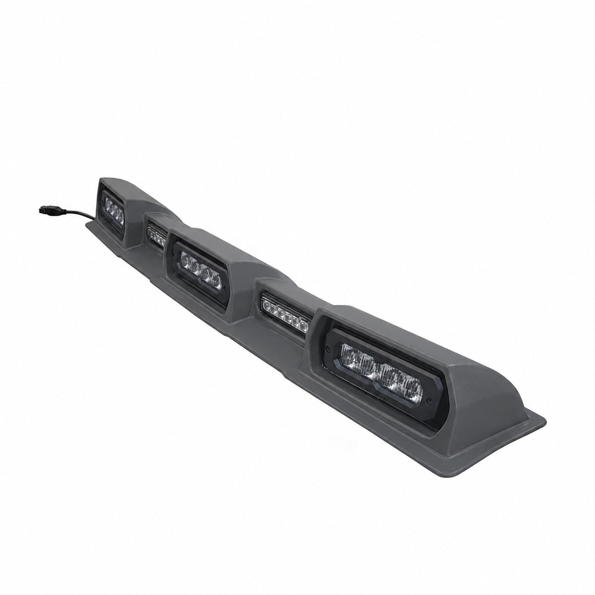 2024-2026 Toyota Tacoma PRO Integrated Roof Visor & Light System – Aero Housing with High-Output LED Light Bars & Dual-Color Markers