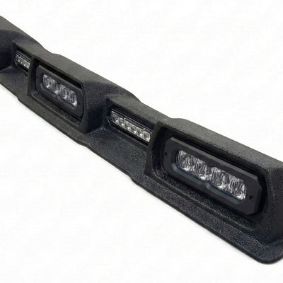2024-2026 Toyota Tacoma PRO Integrated Roof Visor & Light System – Aero Housing with High-Output LED Light Bars & Dual-Color Markers