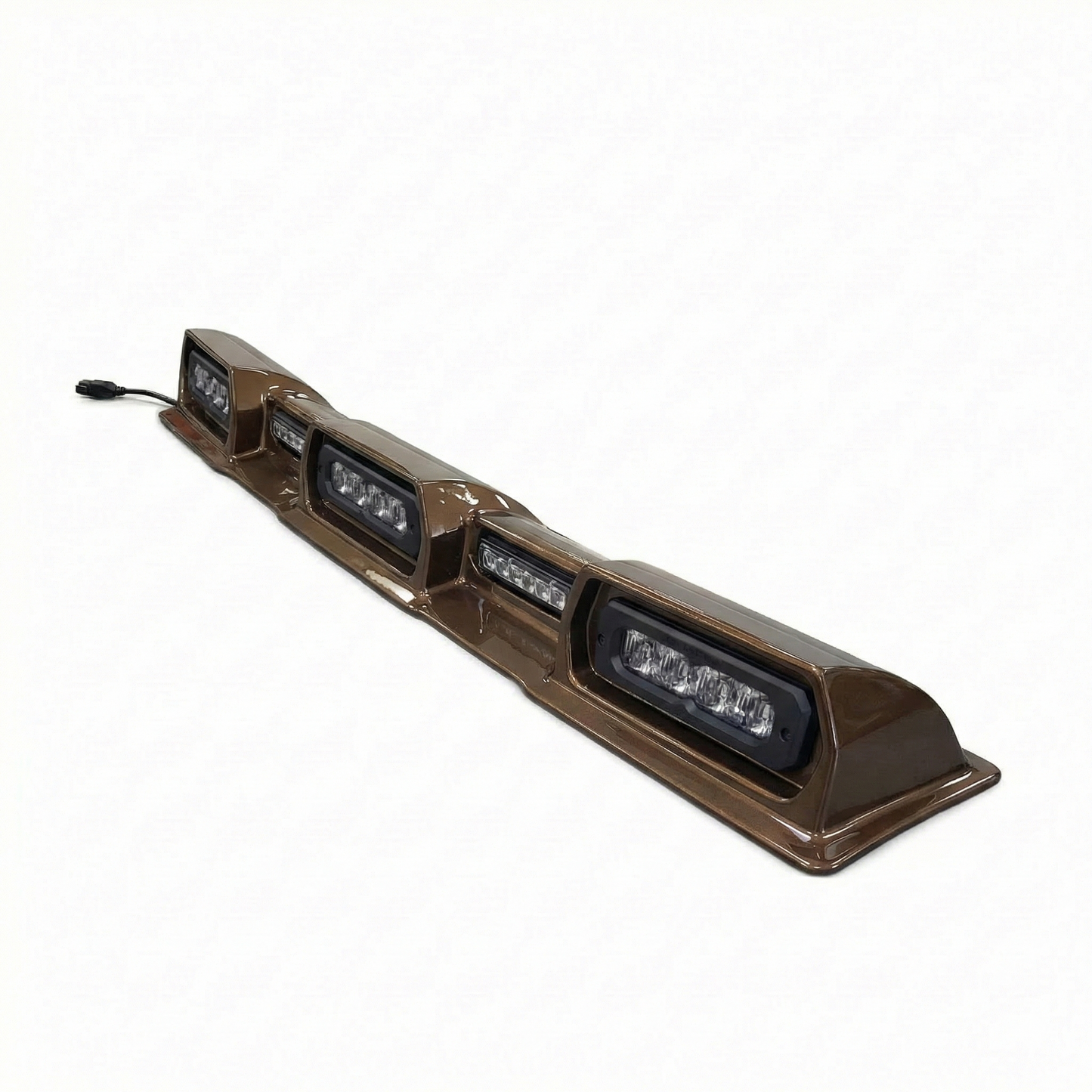 2024-2026 Toyota Tacoma PRO Integrated Roof Visor & Light System – Aero Housing with High-Output LED Light Bars & Dual-Color Markers