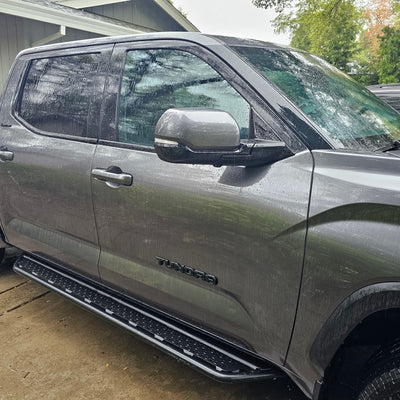 2022-2024 Toyota Tundra sporting gloss black window trim overlays