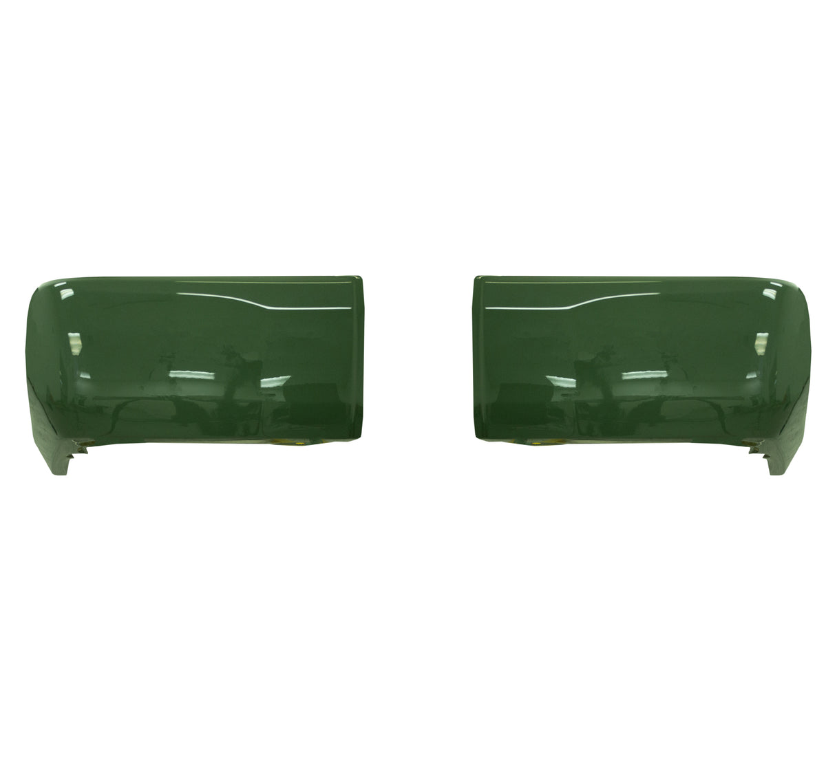 Army Green (Color Code: 6V7) BumperShellz Rear Bumper Overlays for 2014-2021 Toyota Tundra, Without Sensor Holes, color matched OEM